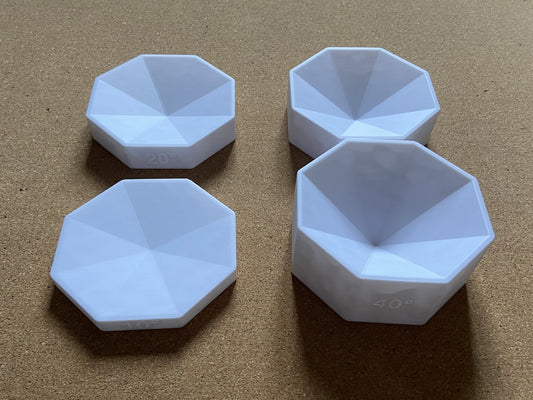 Octagon Stained Glass Soldering Jig - 8 Petal Succulent Jigs