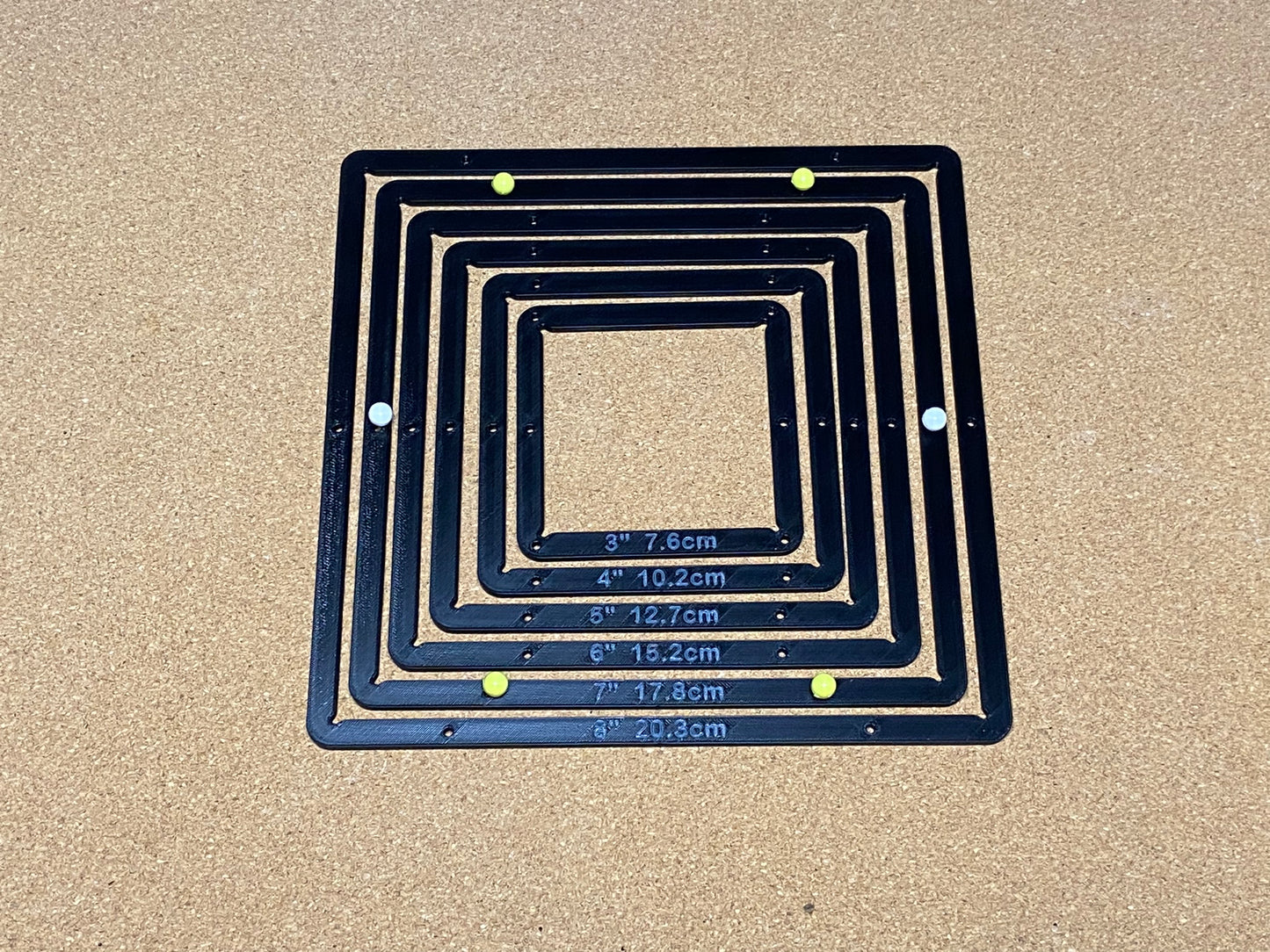 Square Stained Glass Jig Soldering Layout Frame