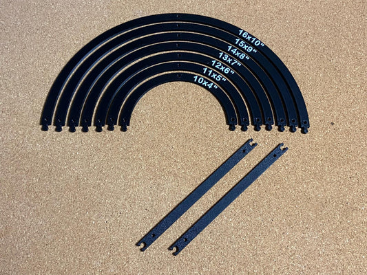 Oblong Stained Glass Soldering Jig Fixture