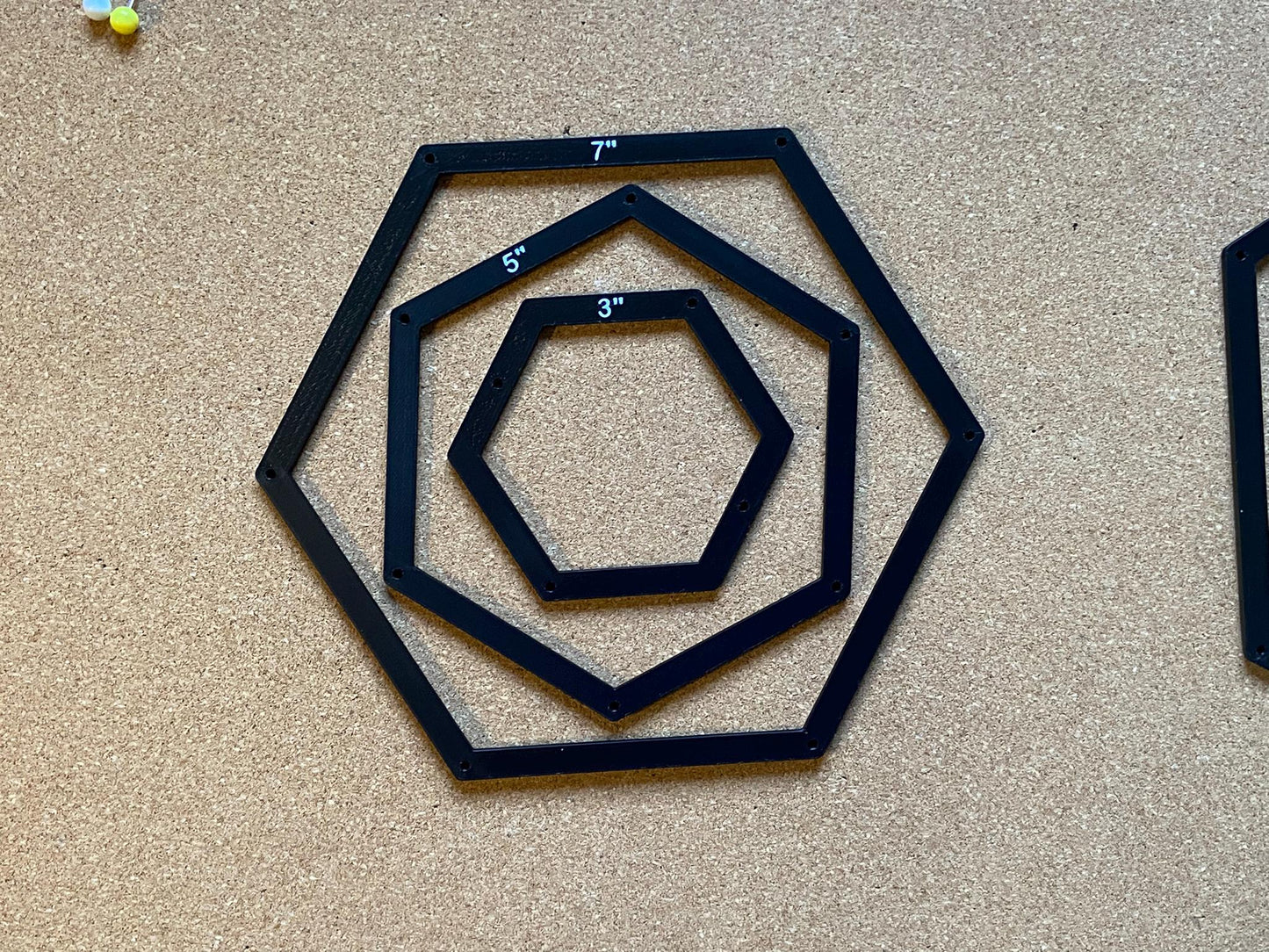 Hexagonal Stained Glass Soldering Jig: Layout Frame Artist Tool