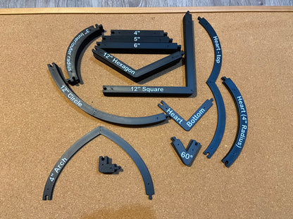 Jigsaw Layout frame - modular stained glass jig