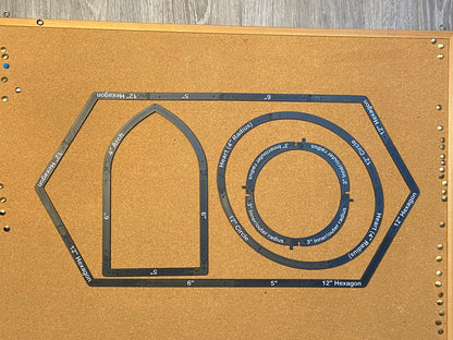 Jigsaw Layout frame - modular stained glass jig