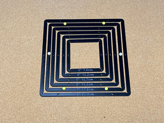 Square Stained Glass Jig Soldering Layout Frame