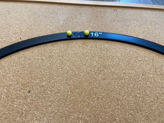 16" Stained Glass Soldering Jig: Circle Layout Frame Fixture