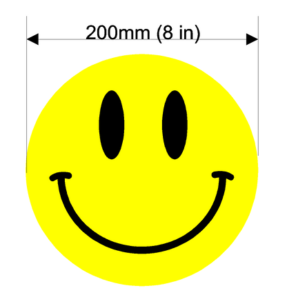UV Reactive smiley clock
