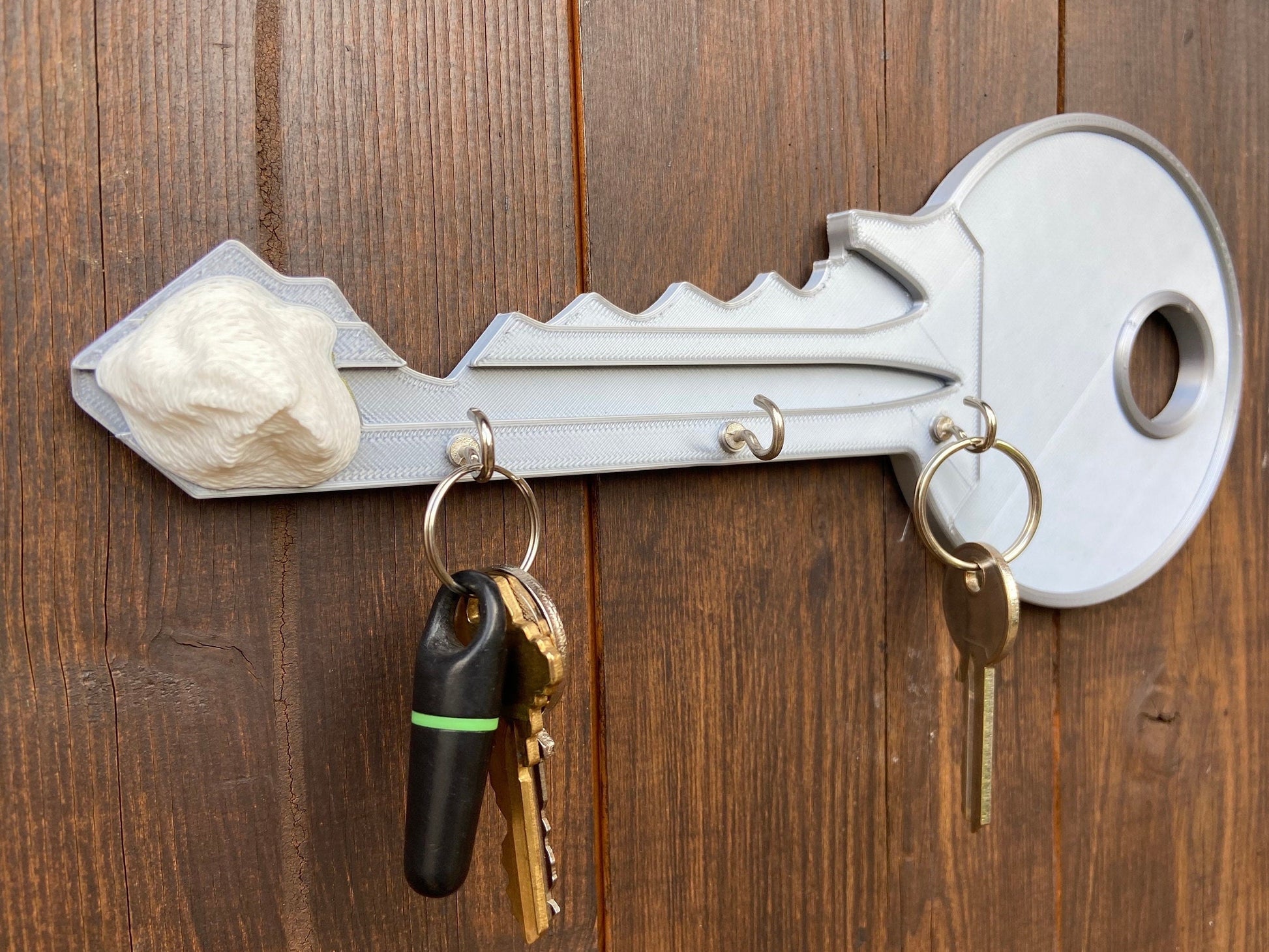 Wall key hanger Rave Gift for raver Bump keys hanger decor wall art Funny gift for him