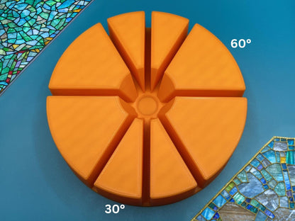 Stained Glass Soldering Jig Glass Fusing Fixture Succulent Glass Mold Easy Helpful Tool Stain Glass Mould Hobby DIY Mixed Glass Panel Jig