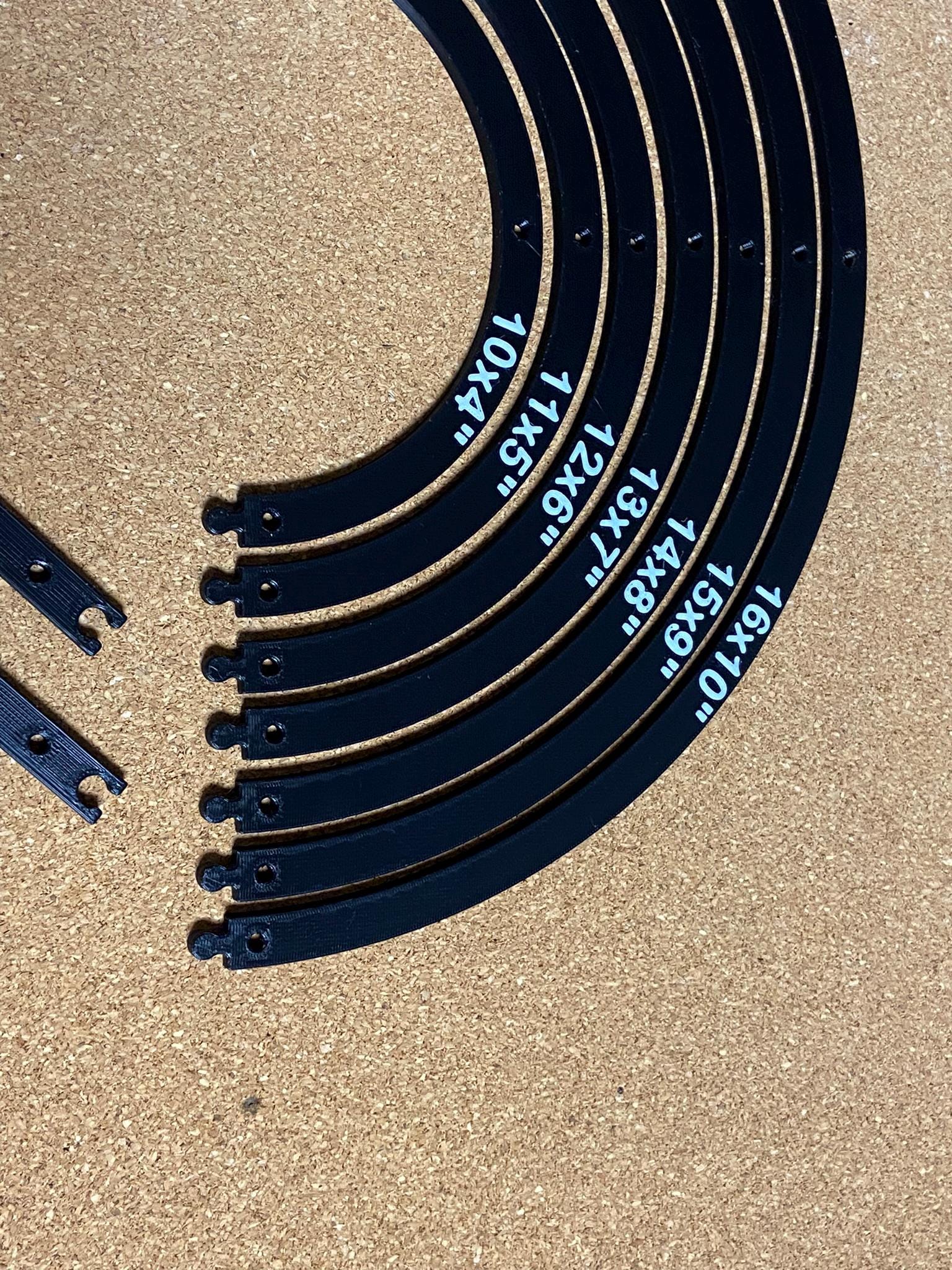 Oblong Stained Glass Soldering Jig Fixture