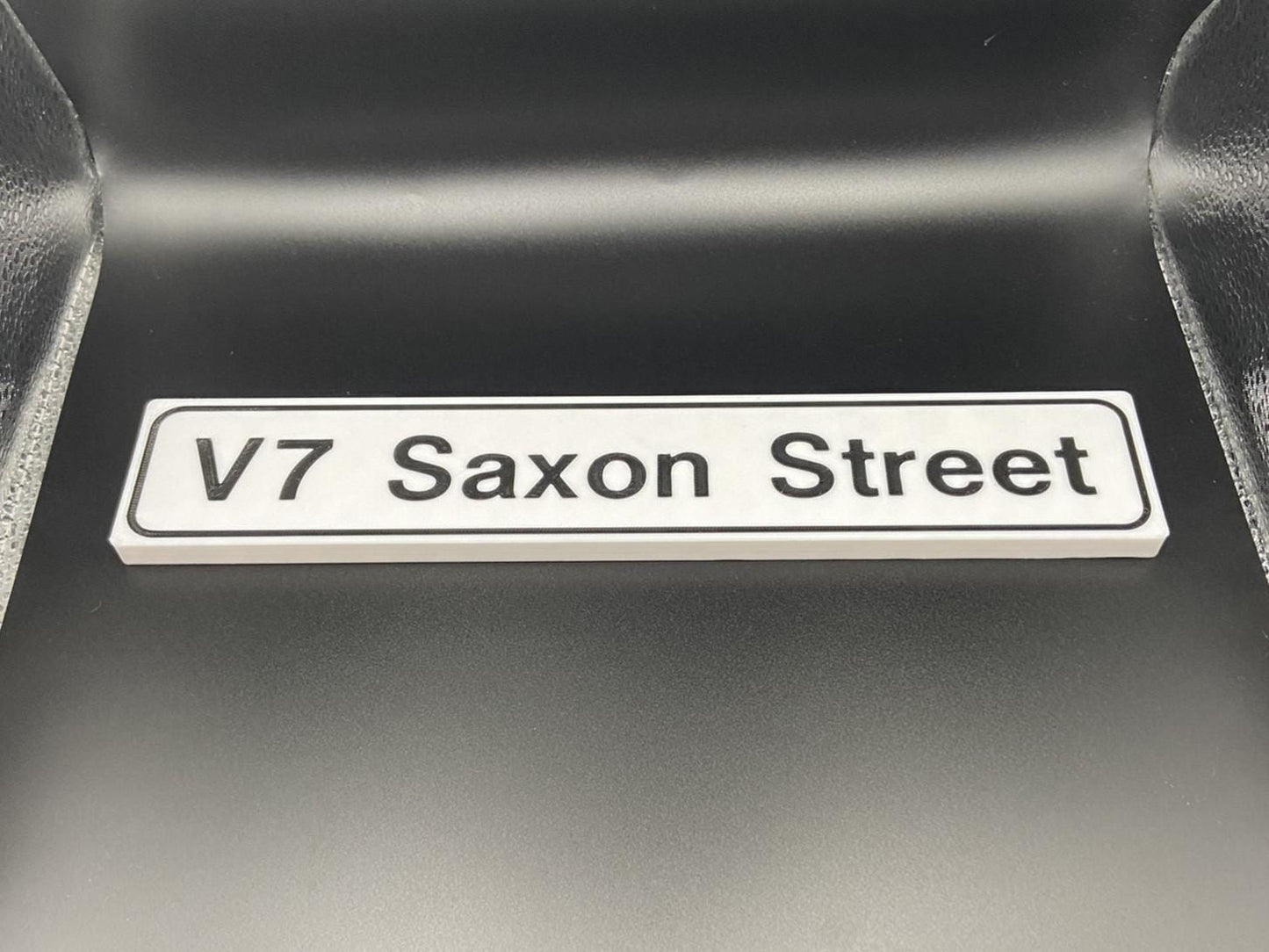 V7 Saxon Street Sign Gift For Ravers Old School Sanctuary Rave Milton Keynes 90's