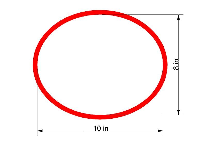 Oval Stained Glass Soldering Jig: 6-Piece Layout Frame Set