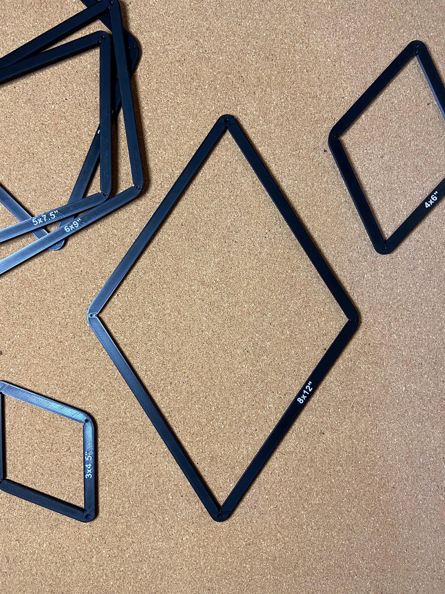 Stained Glass Soldering Jig: Diamond Layout Frame - Handcraft Tool