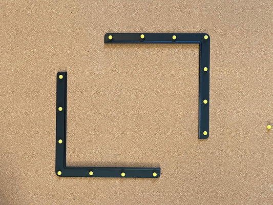 Square Corner Jig: 8x8" Stained Glass Soldering Fixture