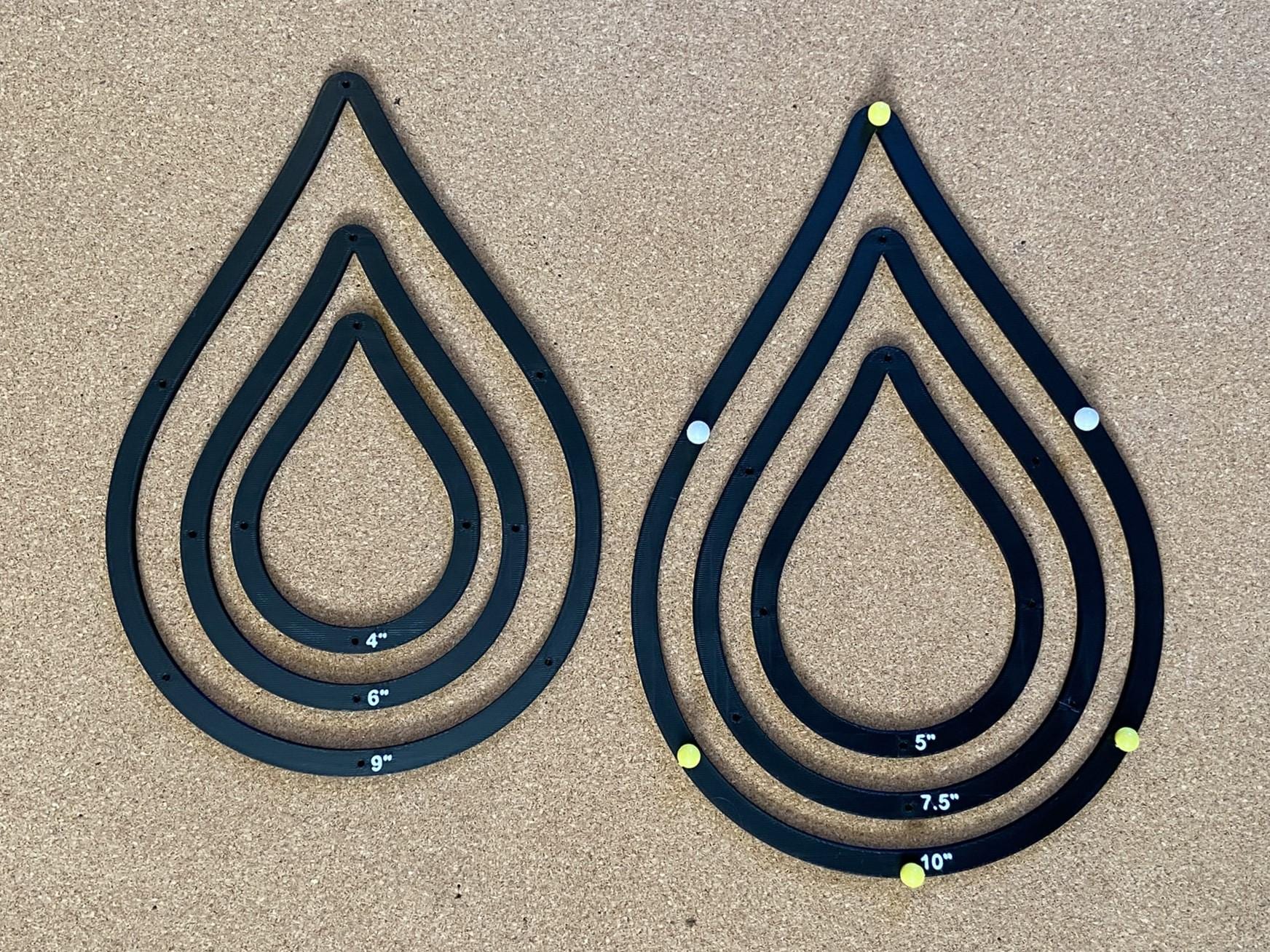 Stained glass layout jig