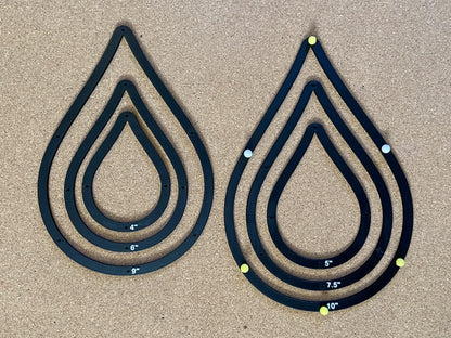 Stained glass layout jig