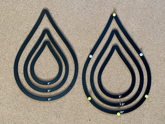 Stained glass layout jig