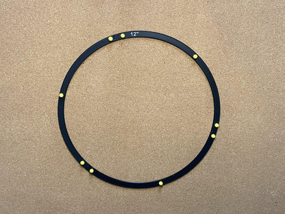 12" Stained Glass Soldering Jig: Circle Layout Frame