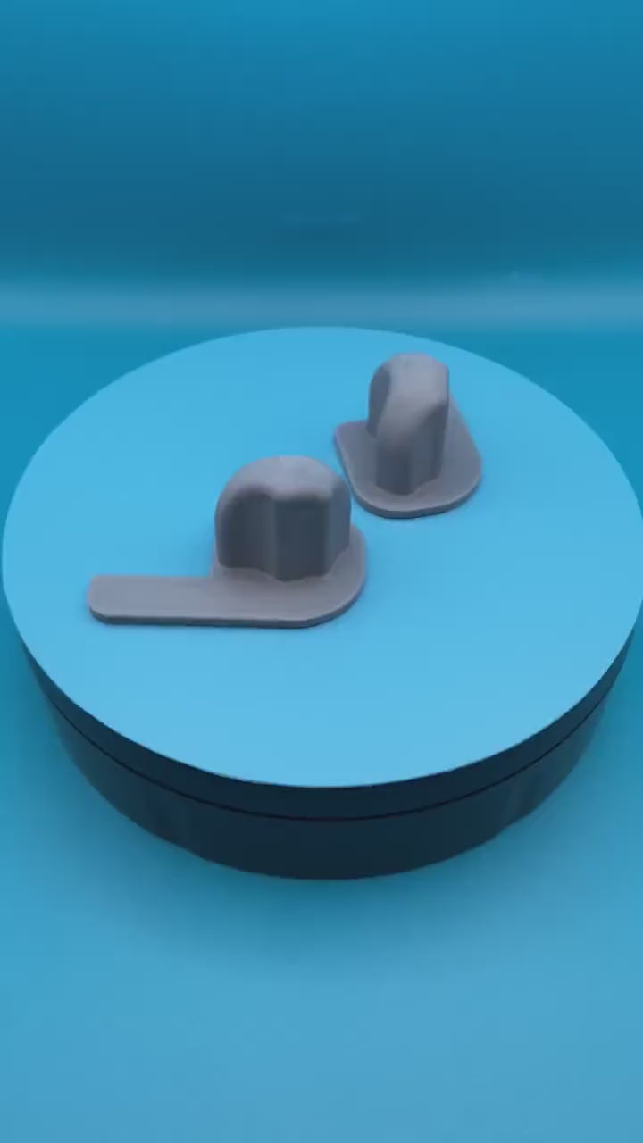 Stained Glass Grinder Puck Set: 90 Degree Finger Guard